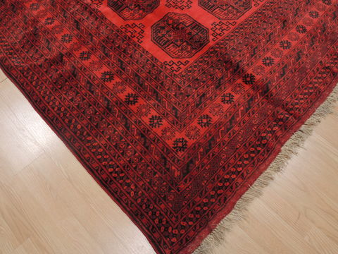 Khan Mohammadi Red Hand Knotted 71 X 106 Area Rug 100-109356 Image 9