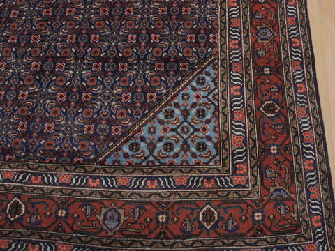 Ardebil Blue Hand Knotted 70 X 107 Area Rug 100-109362 Image 12