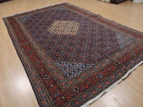 Ardebil Blue Hand Knotted 70 X 107 Area Rug 100-109362 Image 3