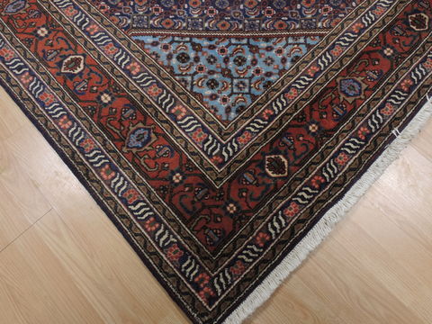 Ardebil Blue Hand Knotted 70 X 107 Area Rug 100-109362 Image 6