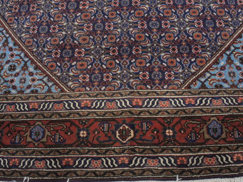 Ardebil Blue Hand Knotted 70 X 107 Area Rug 100-109362 Image 7