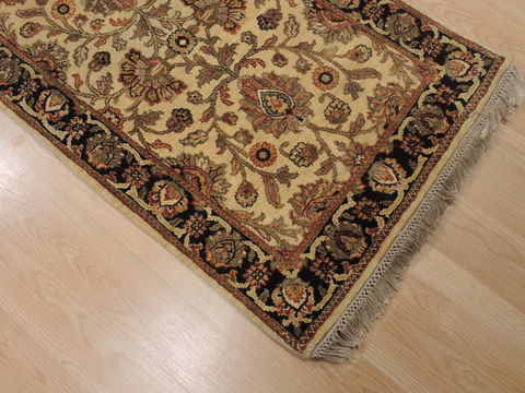 Jaipur Beige Runner Hand Knotted 27 X 105 Area Rug 100-109367 Image 10