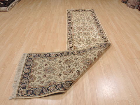 Jaipur Beige Runner Hand Knotted 27 X 105 Area Rug 100-109367 Image 12