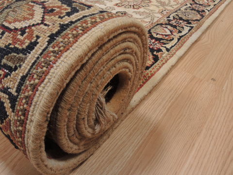 Jaipur Beige Runner Hand Knotted 27 X 105 Area Rug 100-109367 Image 13
