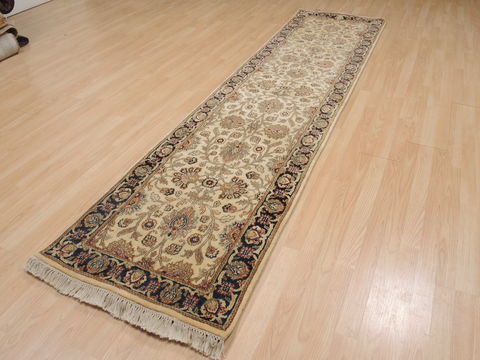 Jaipur Beige Runner Hand Knotted 27 X 105 Area Rug 100-109367 Image 5
