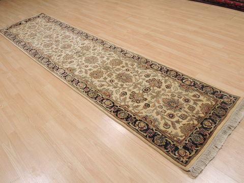 Jaipur Beige Runner Hand Knotted 27 X 105 Area Rug 100-109367 Image 6