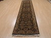 Jaipur Black Runner Hand Knotted 26 X 100  Area Rug 100-109369 Thumb 1