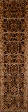 Jaipur Black Runner Hand Knotted 2'6" X 10'0"  Area Rug 100-109369