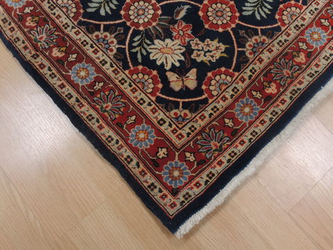 Varamin Red Runner Hand Knotted 27 X 80 Area Rug 100-109370 Image 7