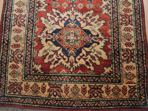 Kazak Red Runner Hand Knotted 28 X 109 Area Rug 100-109371 Image 8