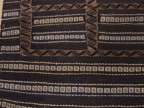 Kilim Brown Flat Woven 39 X 47 Area Rug 100-109374 Image 7