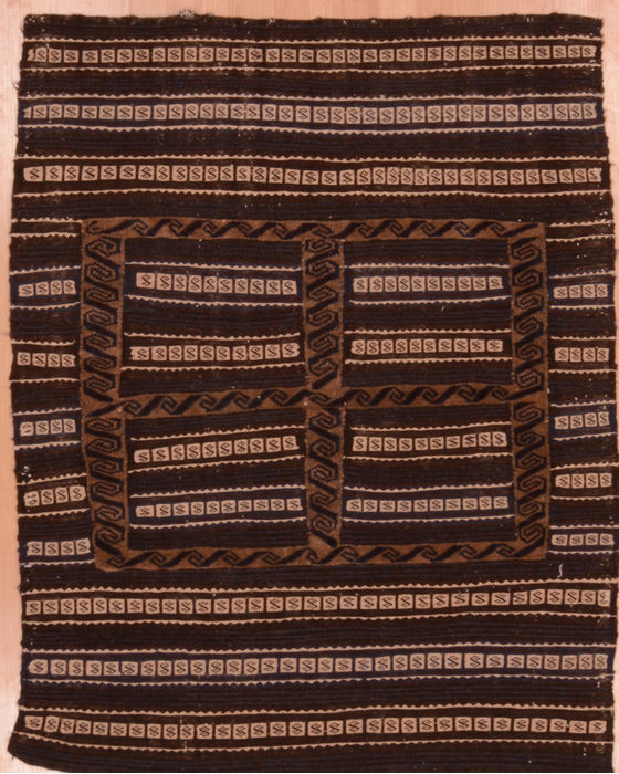 Kilim Brown Flat Woven 39 X 47 Area Rug 100-109374 Image 0
