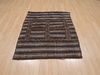 Kilim Brown Flat Woven 39 X 47  Area Rug 100-109374 Thumb 1