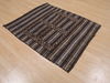 Kilim Brown Flat Woven 39 X 47  Area Rug 100-109374 Thumb 3