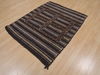 Kilim Brown Flat Woven 39 X 47  Area Rug 100-109374 Thumb 5