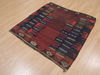 Kilim Red Square Flat Woven 39 X 40 Area Rug 100-109375 Thumb 5