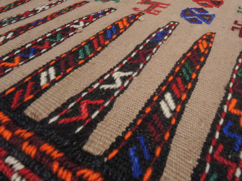 Kilim Red Flat Woven 38 X 47 Area Rug 100-109376 Image 12