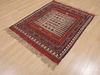 Kilim Red Flat Woven 38 X 47  Area Rug 100-109376 Thumb 2