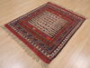 Kilim Red Flat Woven 38 X 47  Area Rug 100-109376 Thumb 5