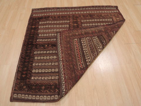 Kilim Brown Square Flat Woven 43 X 46 Area Rug 100-109377 Image 12