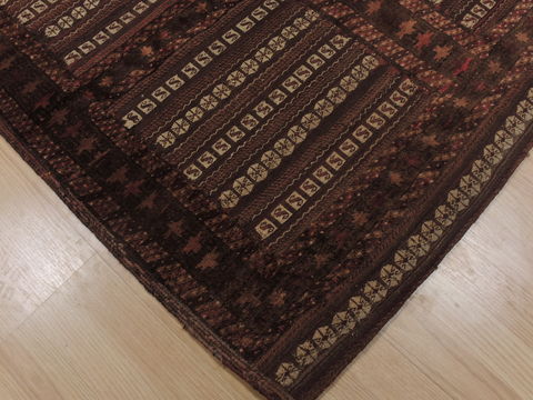 Kilim Brown Square Flat Woven 43 X 46 Area Rug 100-109377 Image 7