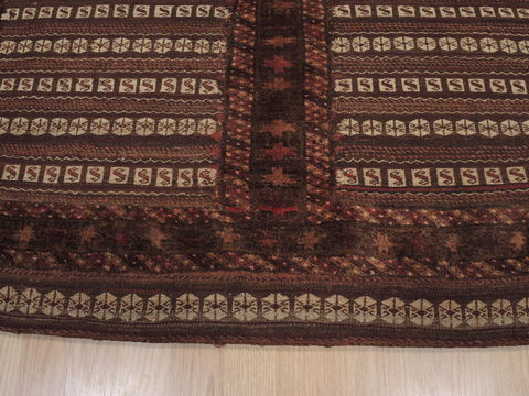 Kilim Brown Square Flat Woven 43 X 46 Area Rug 100-109377 Image 8