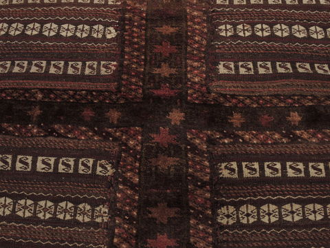 Kilim Brown Square Flat Woven 43 X 46 Area Rug 100-109377 Image 9