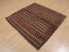 Kilim Brown Square Flat Woven 43 X 46 Area Rug 100-109377 Thumb 2