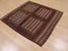 Kilim Brown Square Flat Woven 43 X 46  Area Rug 100-109377 Thumb 3