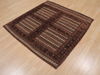 Kilim Brown Square Flat Woven 43 X 46 Area Rug 100-109377 Thumb 5