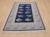 Kilim Blue Flat Woven 40 X 60 Area Rug 100-109380 Thumb 1