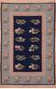 Kilim Blue Flat Woven 40 X 60 Area Rug 100-109380 Thumb 0