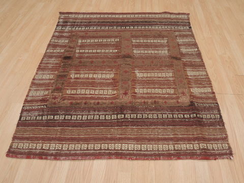 Baluch Brown Hand Knotted 42 X 51 Area Rug 100-109382 Image 4