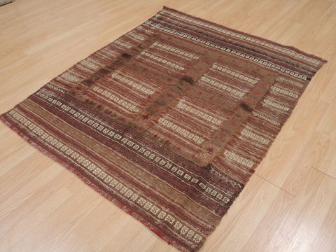 Baluch Brown Hand Knotted 42 X 51 Area Rug 100-109382 Image 5