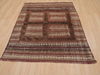 Baluch Brown Hand Knotted 42 X 51  Area Rug 100-109382 Thumb 1