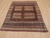 Baluch Brown Hand Knotted 42 X 51 Area Rug 100-109382 Thumb 1