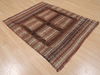 Baluch Brown Hand Knotted 42 X 51 Area Rug 100-109382 Thumb 3