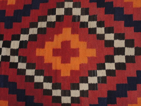 Kilim Red Flat Woven 211 X 63  Area Rug 100-109384 Image 11
