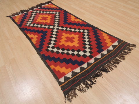 Kilim Red Flat Woven 211 X 63  Area Rug 100-109384 Image 6