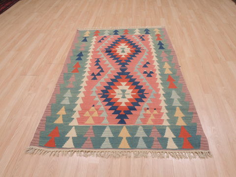 Kilim Purple Flat Woven 38 X 58 Area Rug 100-109386 Image 1
