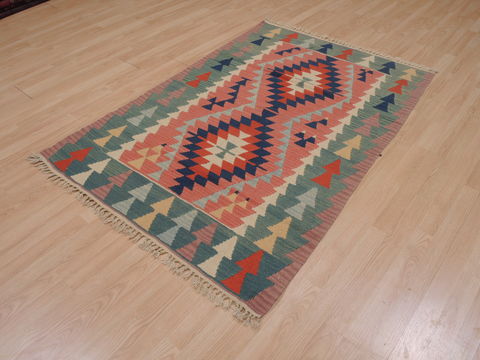 Kilim Purple Flat Woven 38 X 58 Area Rug 100-109386 Image 2