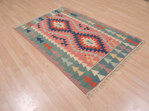Kilim Purple Flat Woven 38 X 58 Area Rug 100-109386 Image 3