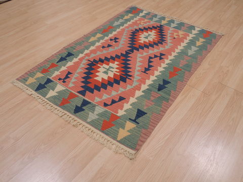 Kilim Purple Flat Woven 38 X 58 Area Rug 100-109386 Image 5