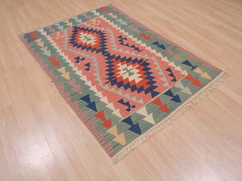 Kilim Purple Flat Woven 38 X 58 Area Rug 100-109386 Image 6