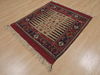 Kilim Red Square Machine Made 33 X 33  Area Rug 100-109387 Thumb 2