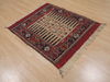 Kilim Red Square Machine Made 33 X 33  Area Rug 100-109387 Thumb 3