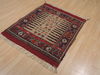 Kilim Red Square Machine Made 33 X 33  Area Rug 100-109387 Thumb 5