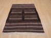 Kilim Brown Hand Knotted 38 X 47  Area Rug 100-109389 Thumb 1