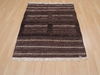 Kilim Brown Hand Knotted 38 X 47  Area Rug 100-109389 Thumb 3