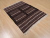 Kilim Brown Hand Knotted 38 X 47  Area Rug 100-109389 Thumb 9